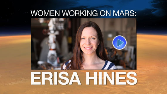 Watch the video 'Woman Working on Mars: Erisa Hines'