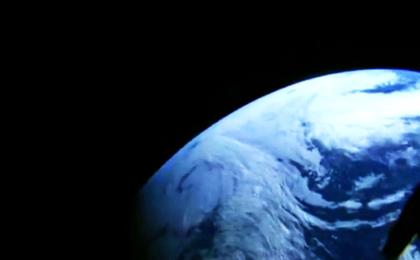 View image for View of Earth from Orion Spacecraft