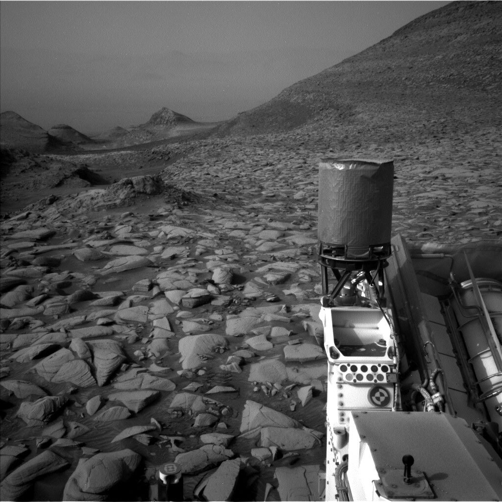 This image was taken by Left Navigation Camera onboard NASA's Mars rover Curiosity on Sol 4144.