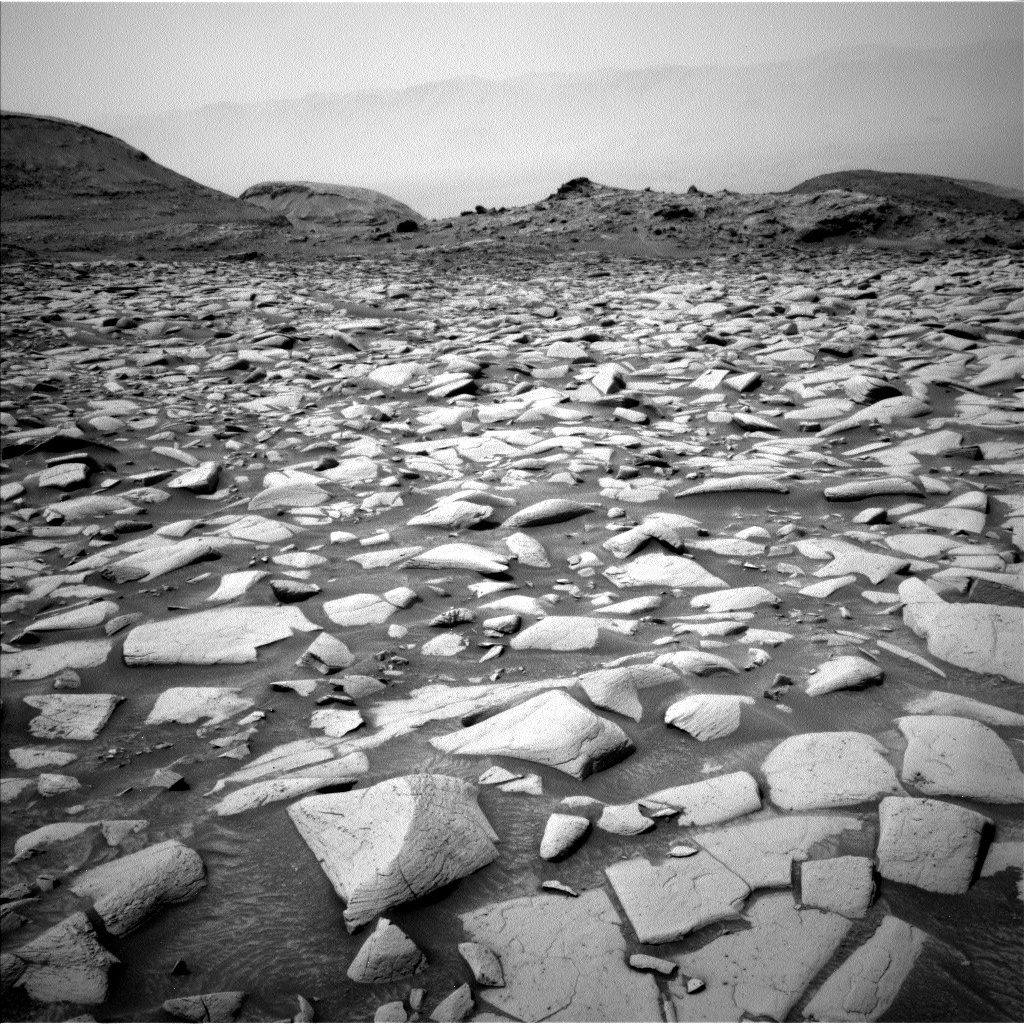 This image was taken by Left Navigation Camera onboard NASA's Mars rover Curiosity on Sol 4151.