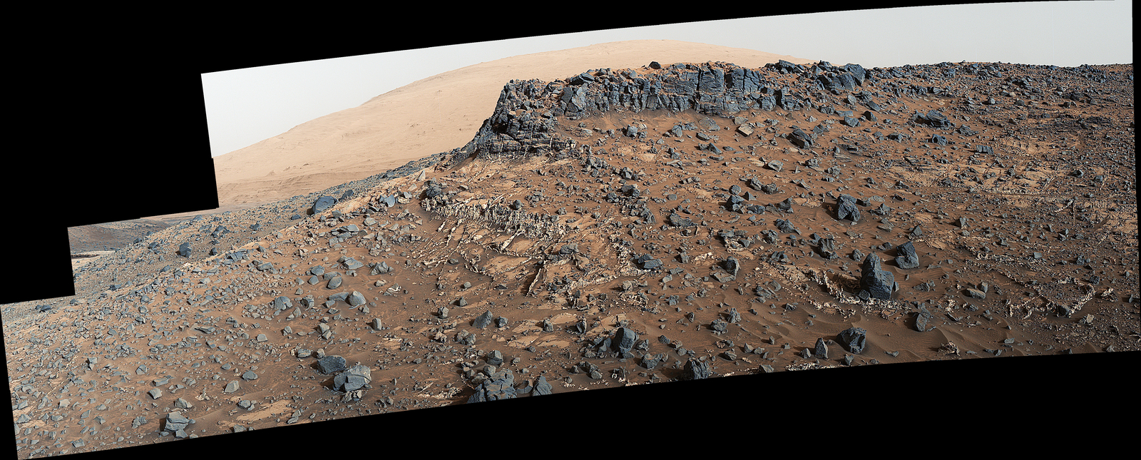 Veiny 'Garden City' Site and Surroundings on Mount Sharp, Mars