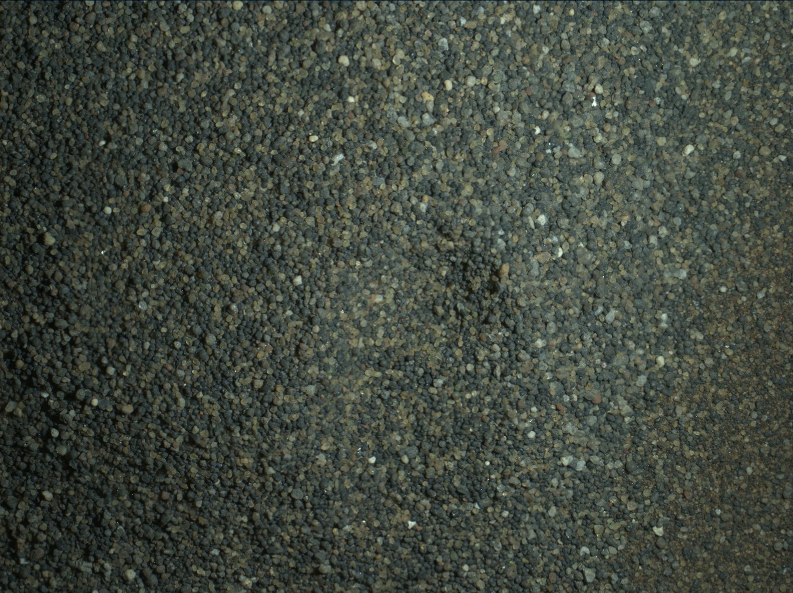 Night Close-up of Martian Sand Grains